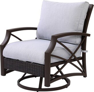 Kinger Home Outdoor Swivel Chairs for Patio