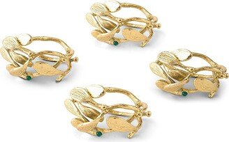 Mistletoe Napkin Ring Set of 4