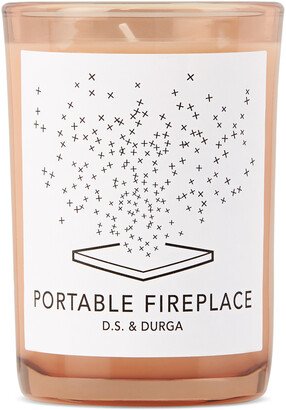 Portable Fireplace Candle, 7 oz