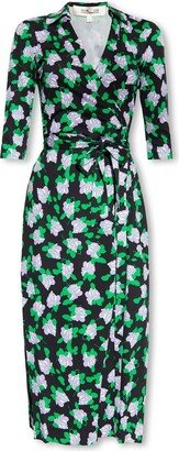 Abigail Floral Printed Midi Dress