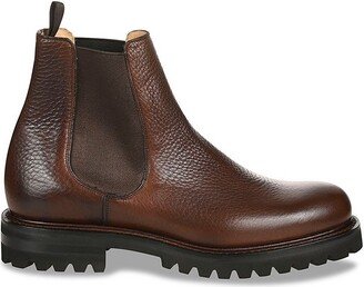 Round-Toe Chelsea Boots