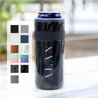 Personalized Slim Can Cooler | Custom Groom Gift Engraved 12Oz Elemental Insulated Beverage Holder, Seltzer