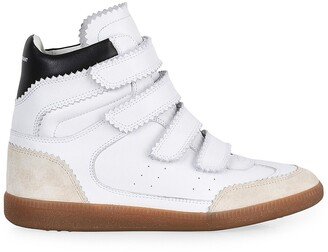 Bilsy Suede Multi-Strap High-Top Sneakers