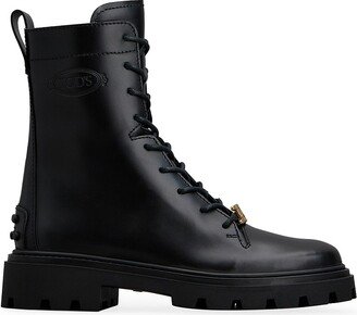 Leather Combat Boots-AT