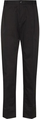 Cropped Tapered Trousers-AO