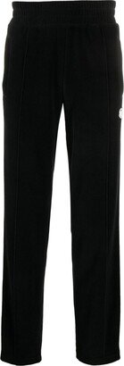 Black Side-Stripe Tapered Trousers