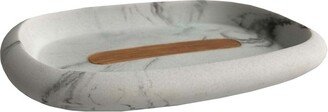 Sweet Home Collections Sweet Home Collection - Marble Plaza Bath Accessory Collection, Soap Dish