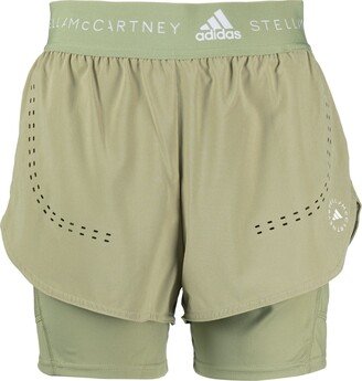 Logo-Waistband Performance Shorts