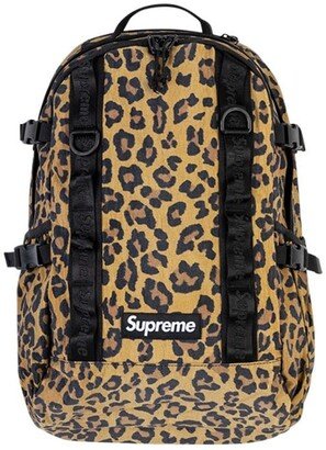 Leopard-Print Backpack