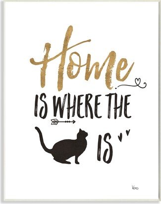 Cat Lover Typography Wall Plaque Art, 10 x 15