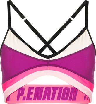 Overland cut-out sports bra