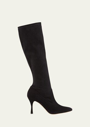 Pamfilo 90mm Suede Knee Boots