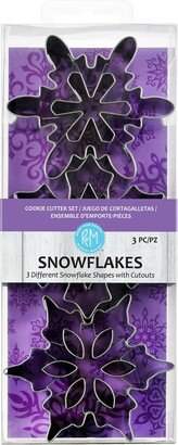 Snowflake 3 Piece Cookie Cutter Set