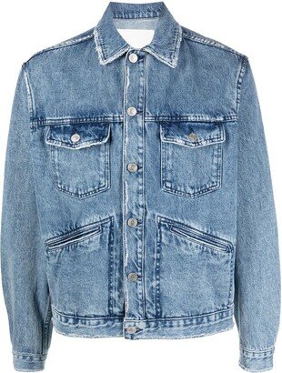 MARANT Jango logo denim jacket