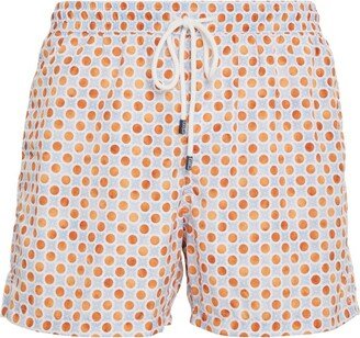 Geometric Print Madeira Swim Shorts