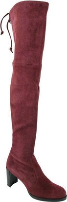 Women's Tipland Cabernet Burgundy Suede Over the Knee Boot