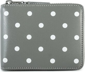 Dots Printed Leather Line-AA