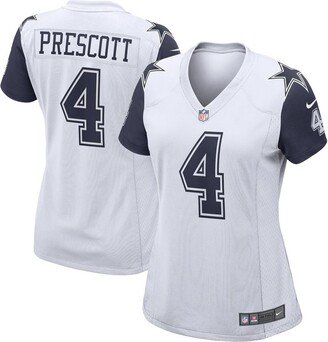 Women's Dak Prescott White Dallas Cowboys Alternate Game Jersey