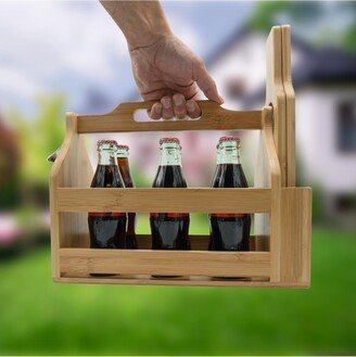 Bamboo Wine Rack with Opener