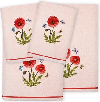 Polly 4Pc Embellished Turkish Cotton Towel Set