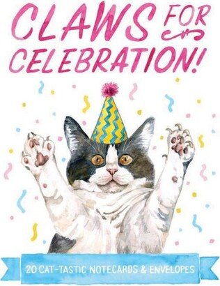 Barnes & Noble Claws for Celebration Notecards: 20 Cat-Tastic Notecards & Envelopes by Megan Lynn Kott