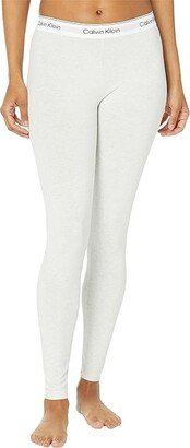 Modern Cotton Lounge (Refresh) Leggings (Snow Heather) Women's Pajama