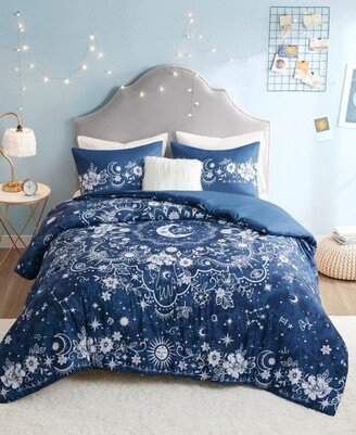 Stella Celestial Medallion 3-Pc. Duvet Cover Set, Twin/Twin Xl