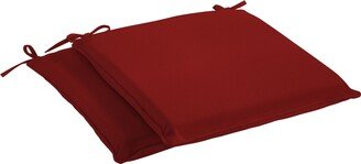 Humble and Haute Humble + Haute Sunbrella Canvas Jockey Red Indoor/ Outdoor Cushion, Set of 2