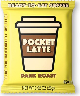 Pocket Latte Dark Roast Coffee Bar, 12 Pack