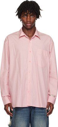 Pink Pinstripe Shirt