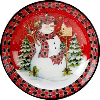 Christmas Lodge Snowman 13 Serving Bowl, 128 oz.