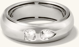 Toi et Moi Diamond Ring White Gold