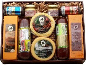 Gbds Deluxe Meat & Cheese Assortment Gift Set - meat and cheese gift baskets - 1 Basket