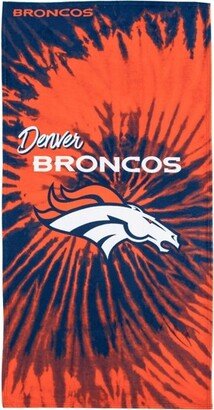 NFL Denver Broncos Pyschedelic Beach Towel