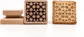 No. S077 Wooden Stamp Deeply Engraved, Toys, Stamp, Baking Gift, Alhambra