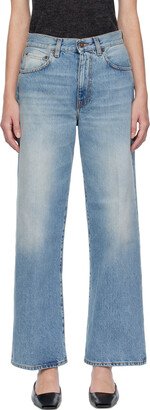 Blue Wide Jeans-AA