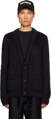 Black Brushed Cardigan-AB