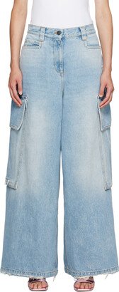 Blue Wide-Leg Jeans-AB