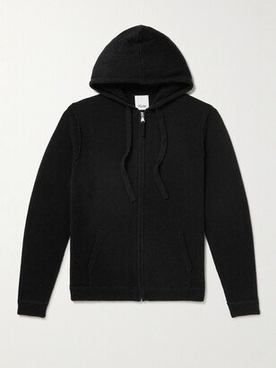 Virgin Wool and Cashmere-Blend Zip-Up Hoodie