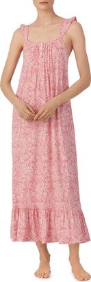 Ruffle Trim Nightgown