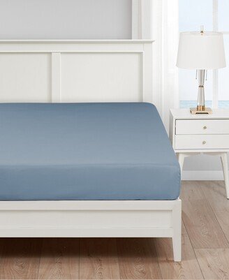 Solid T180 Cvc Cotton Rich Blend Fitted Sheet, Queen