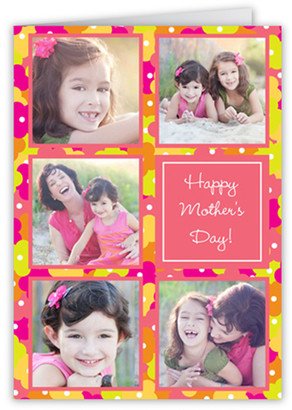 Mother's Day Cards: Spring Fun Mother's Day Card, Pink, Pearl Shimmer Cardstock, Square