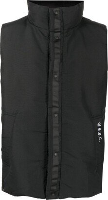 High-Neck Reversible Gilet