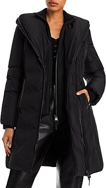 Kay Asymmetric Hooded Coat