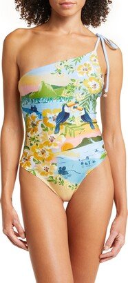 Colorful Rio One-Shoulder One-Piece Swimsuit