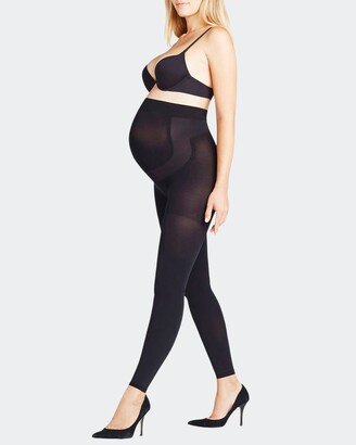 9-Months 80 Denier Opaque Maternity Leggings