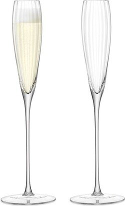 Aurelia Grand Champagne Flutes 2-Piece Set