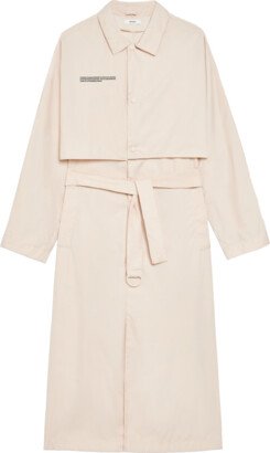 Recycled Nylon Trench Coat — sand XS