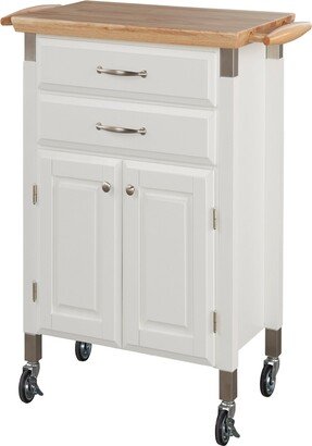 Dolly Madison White Kitchen Cart