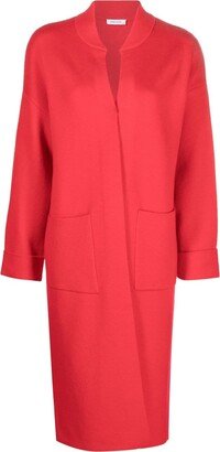 Wool-Cashmere Blend Mid-Length Coat